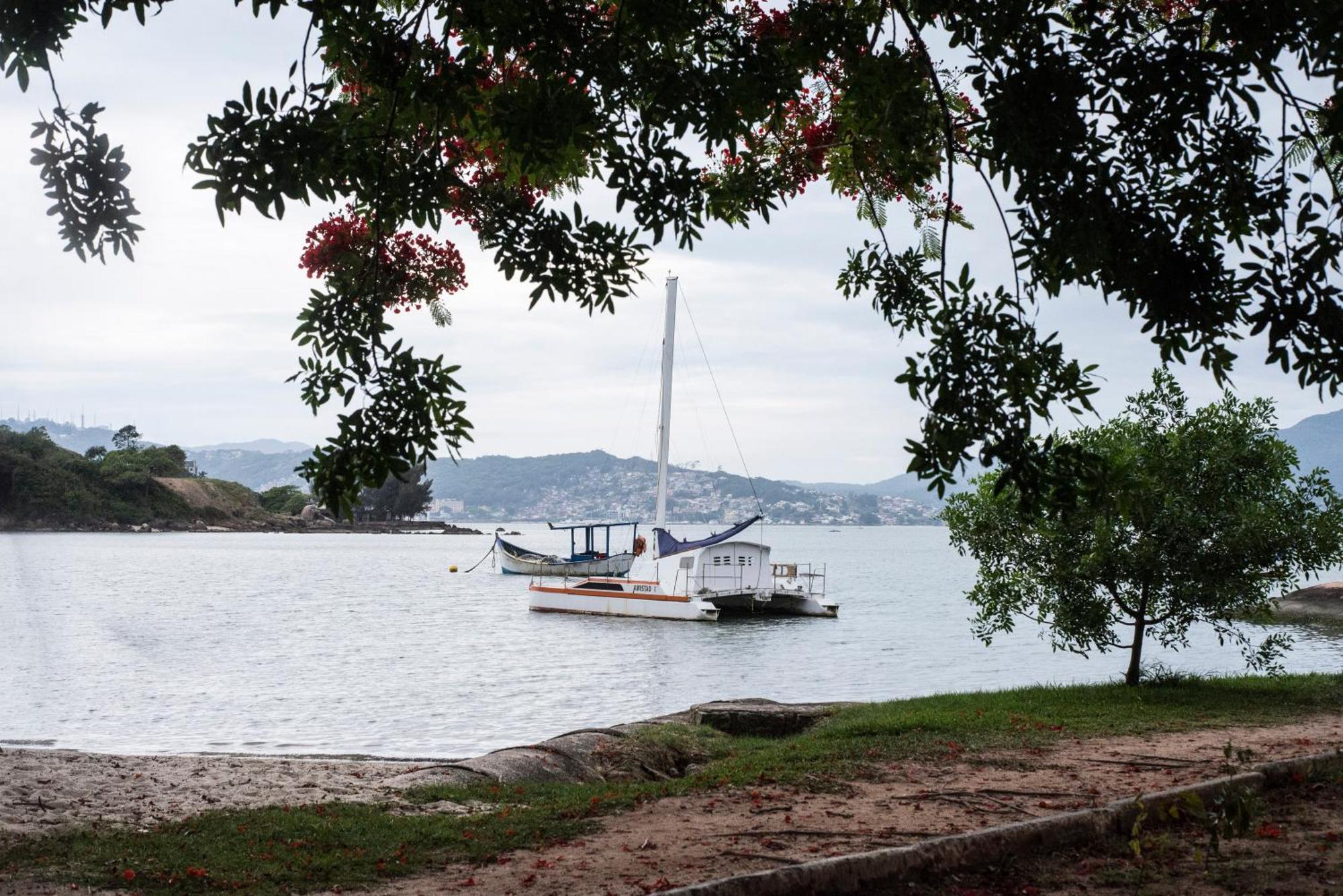 Apartamento Vista Mar Na Via Gastronomica Coqueiros Coq2 Florianópolis Exterior foto